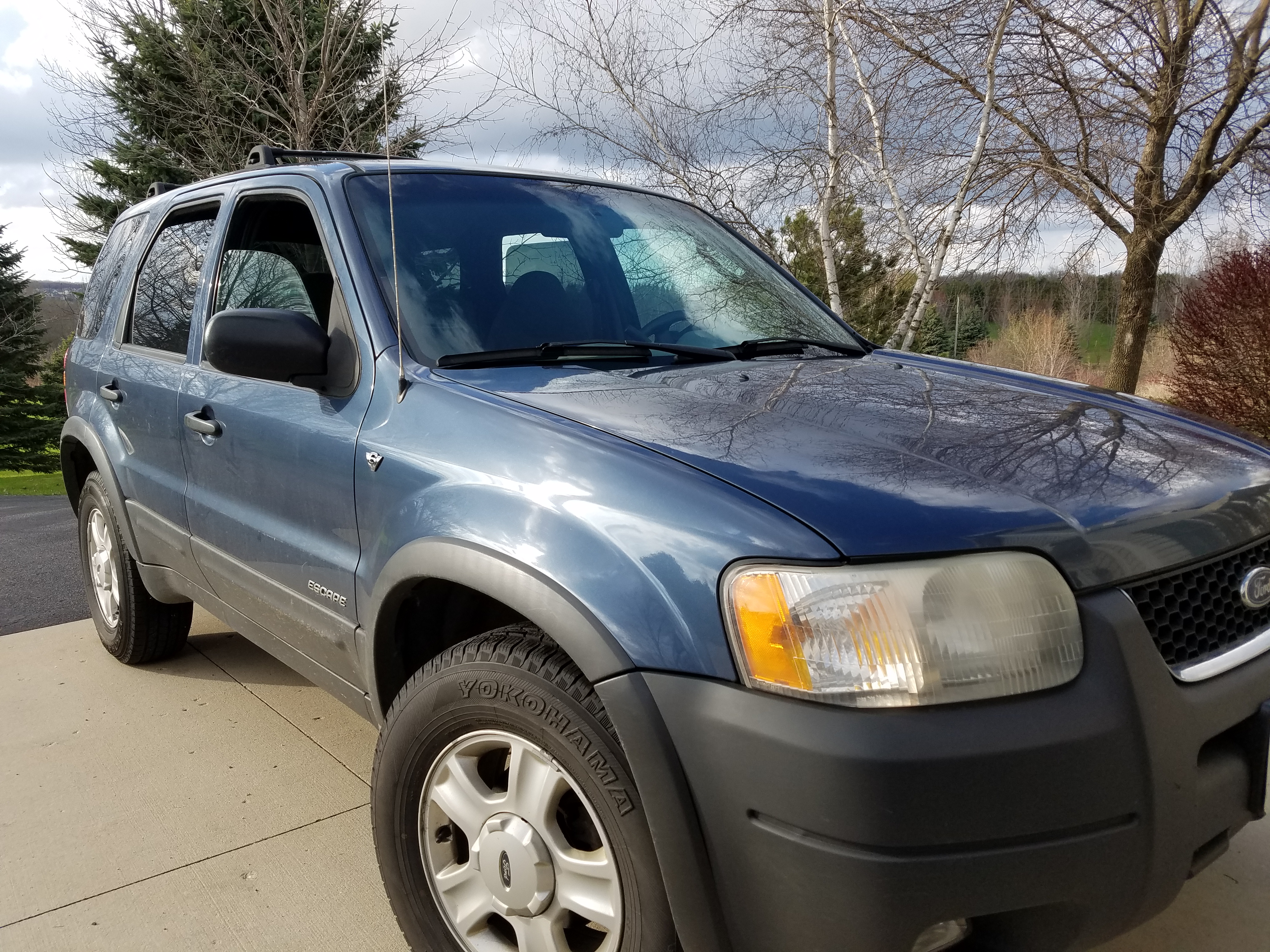 Blue 2001 Ford Escape XLT